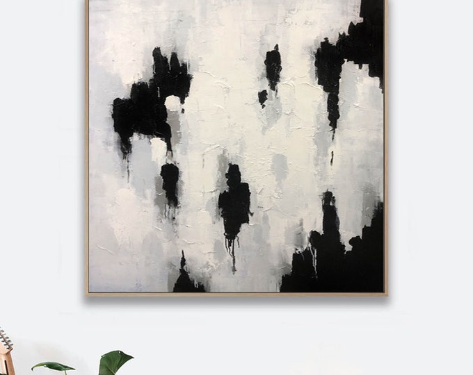 Fabelhafte Acrylbilder Schwarz Weiãÿ Abstrakt Bild