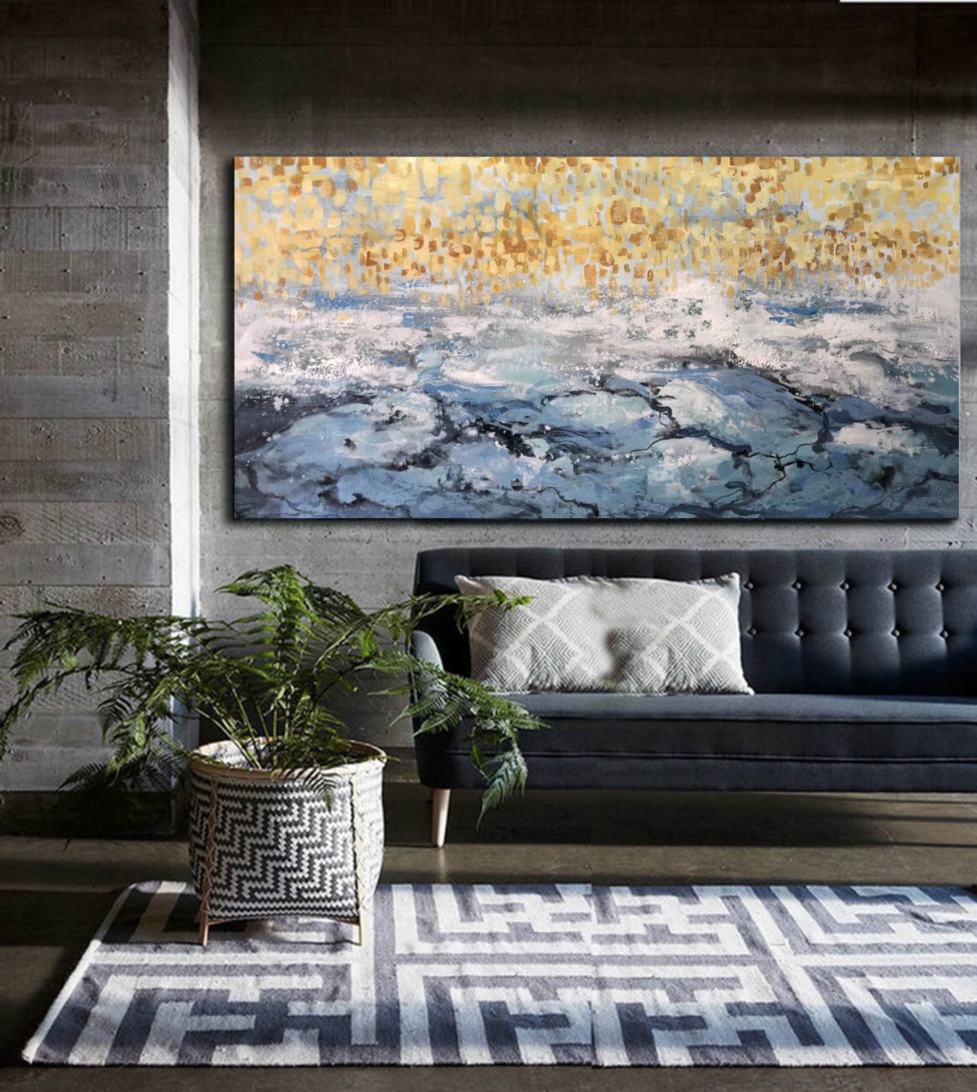 Large Acrylic Painting Original Canvas Art Extra Large Wall - Etsy