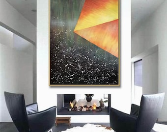 large abstract wall art,extra large canvas art,large abstract painting on canvas,modern abstract art painting canvas A089