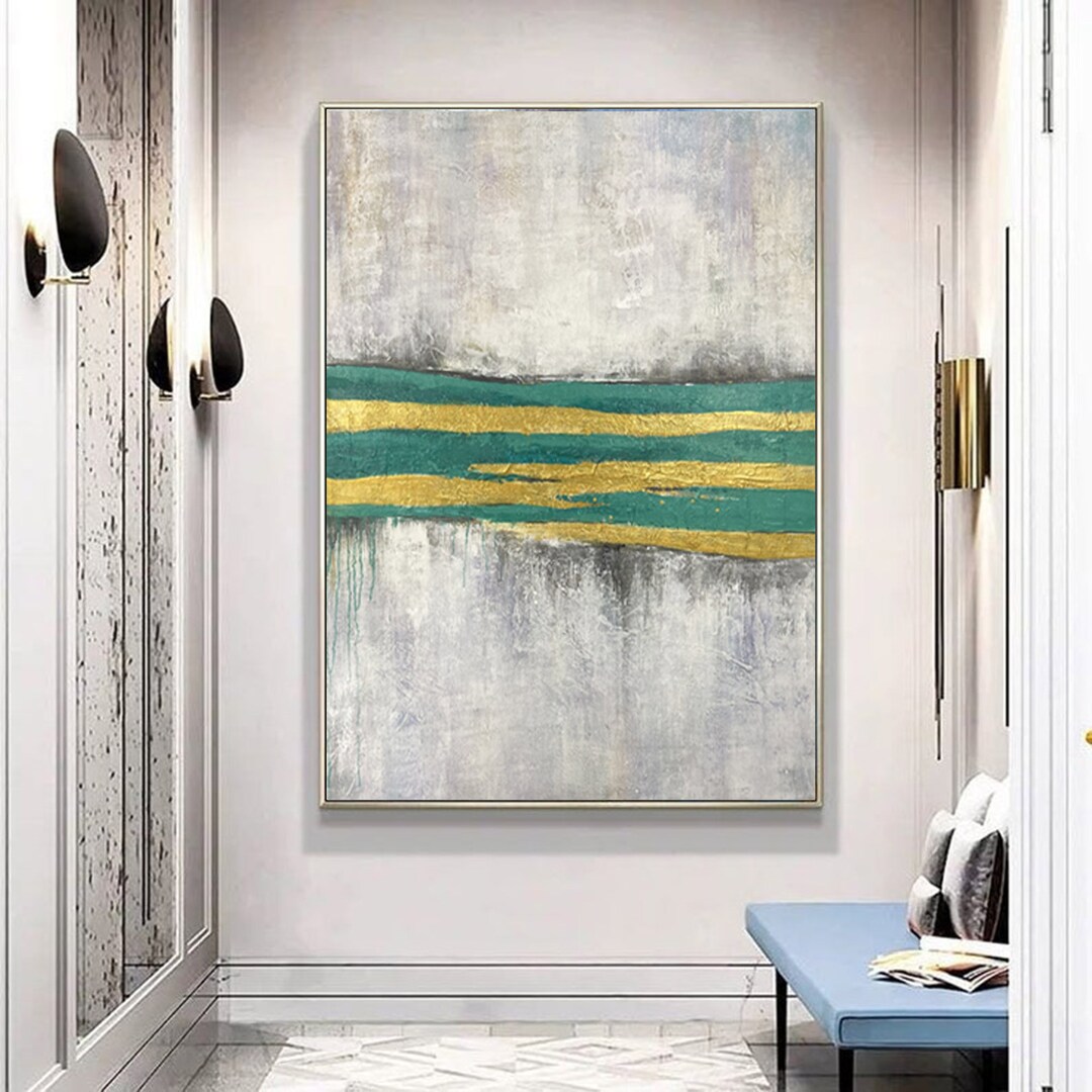 Oversized Wall Art, Large Abstract Canvas Art, Modern Abstract Painting ...