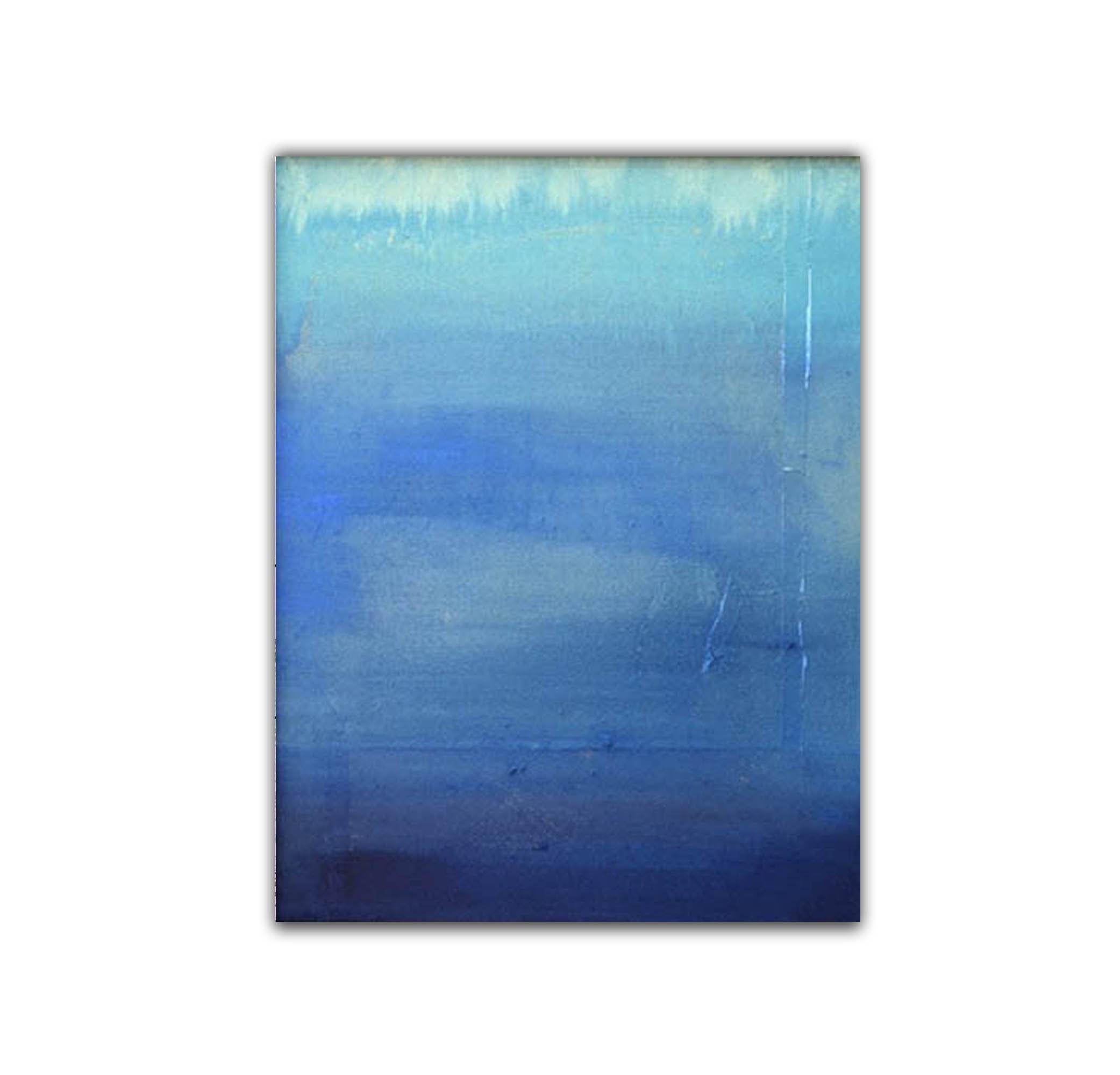 Blue Abstract Painting Large Sky Painting Canvas Modern - Etsy
