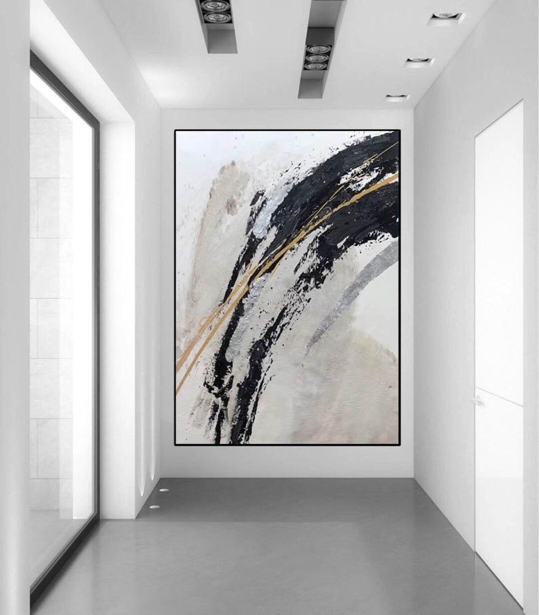 Large Abstract Canvas Art Oversized Wall Art Abstract Oil Painting ...