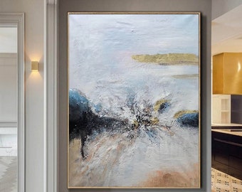 large abstract wall art canvas,modern abstract painting acrylic,extra large canvas wall art,original abstract painting,textured wall artA188