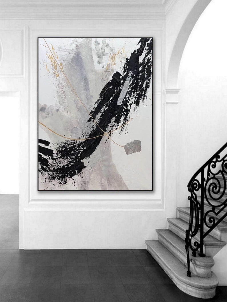 Extra large wall art abstract minimalist abstract painting Etsy
