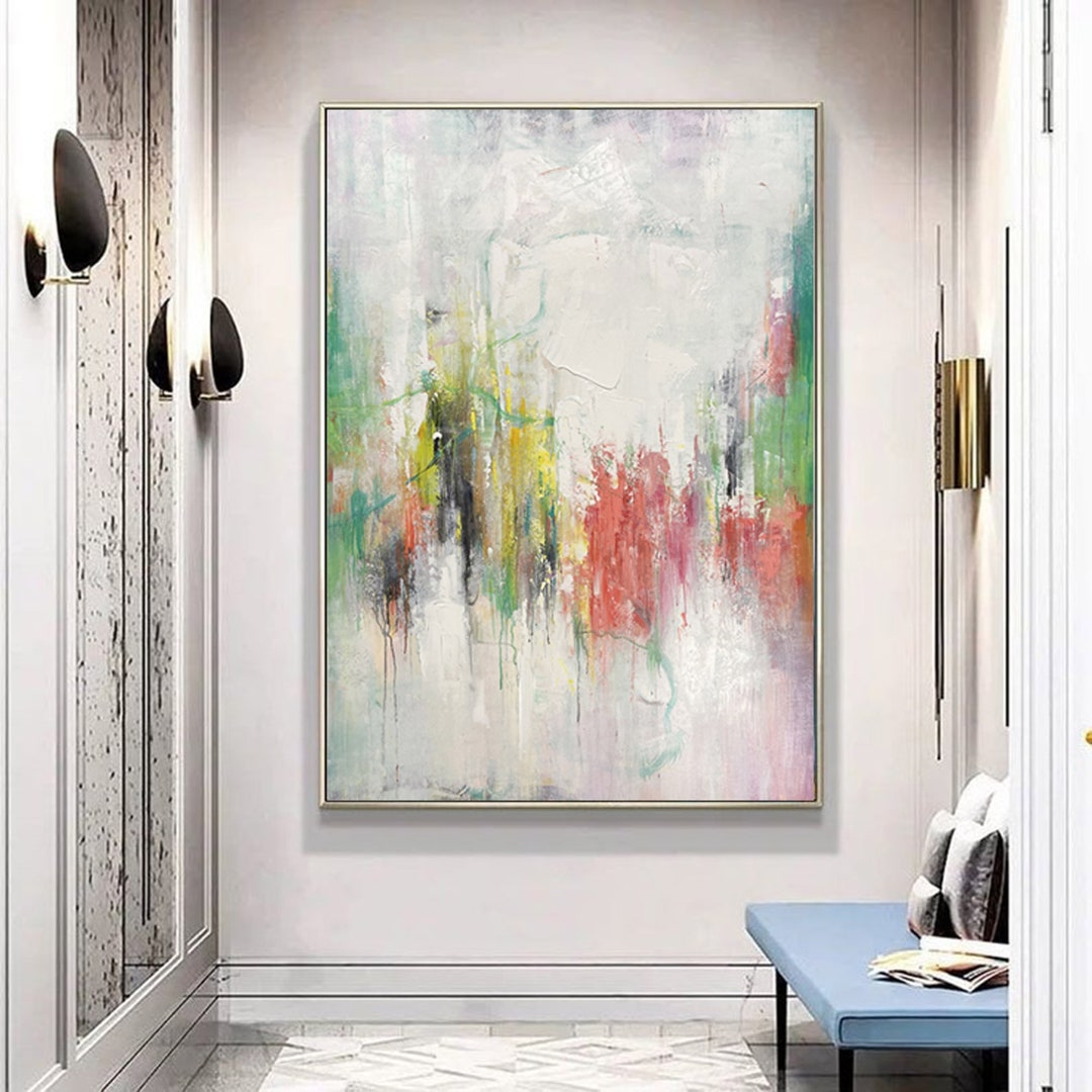 Large Abstract Painting on Canvas Original, Textured Wall Art, Abstract ...
