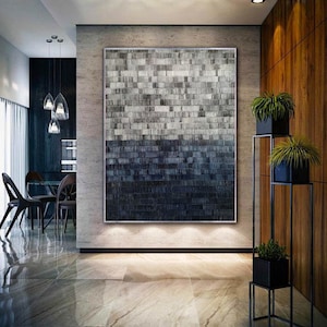 extra large canvas painting, original canvas art, textured wall art, large canvas wall art, large oil painting, abstract canvas art A095