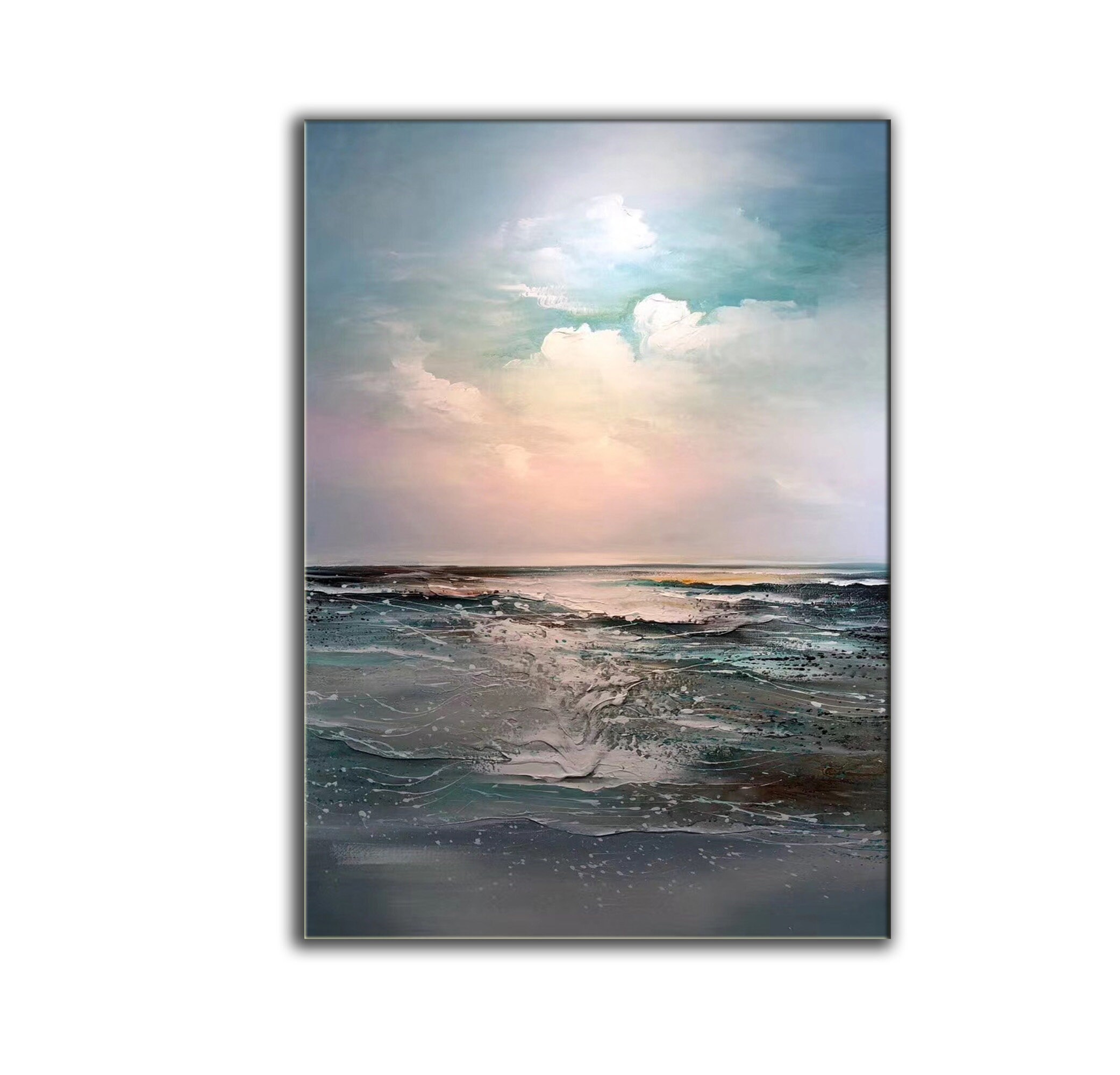 Landscape Painting Original Abstract Canvas Art Oversized Oil - Etsy