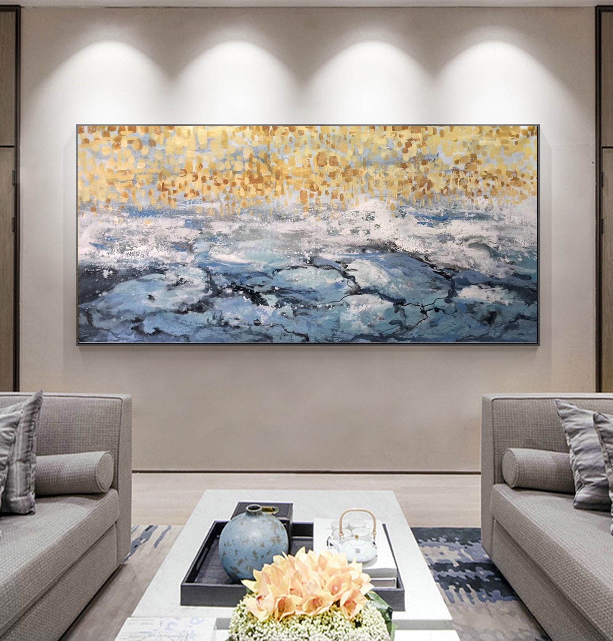 Large Acrylic Painting Original Canvas Art Extra Large Wall - Etsy