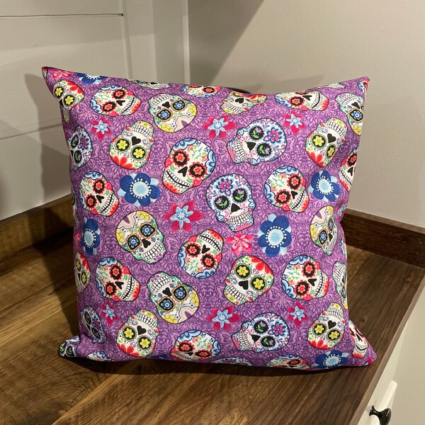 Skull Pillow Etsy