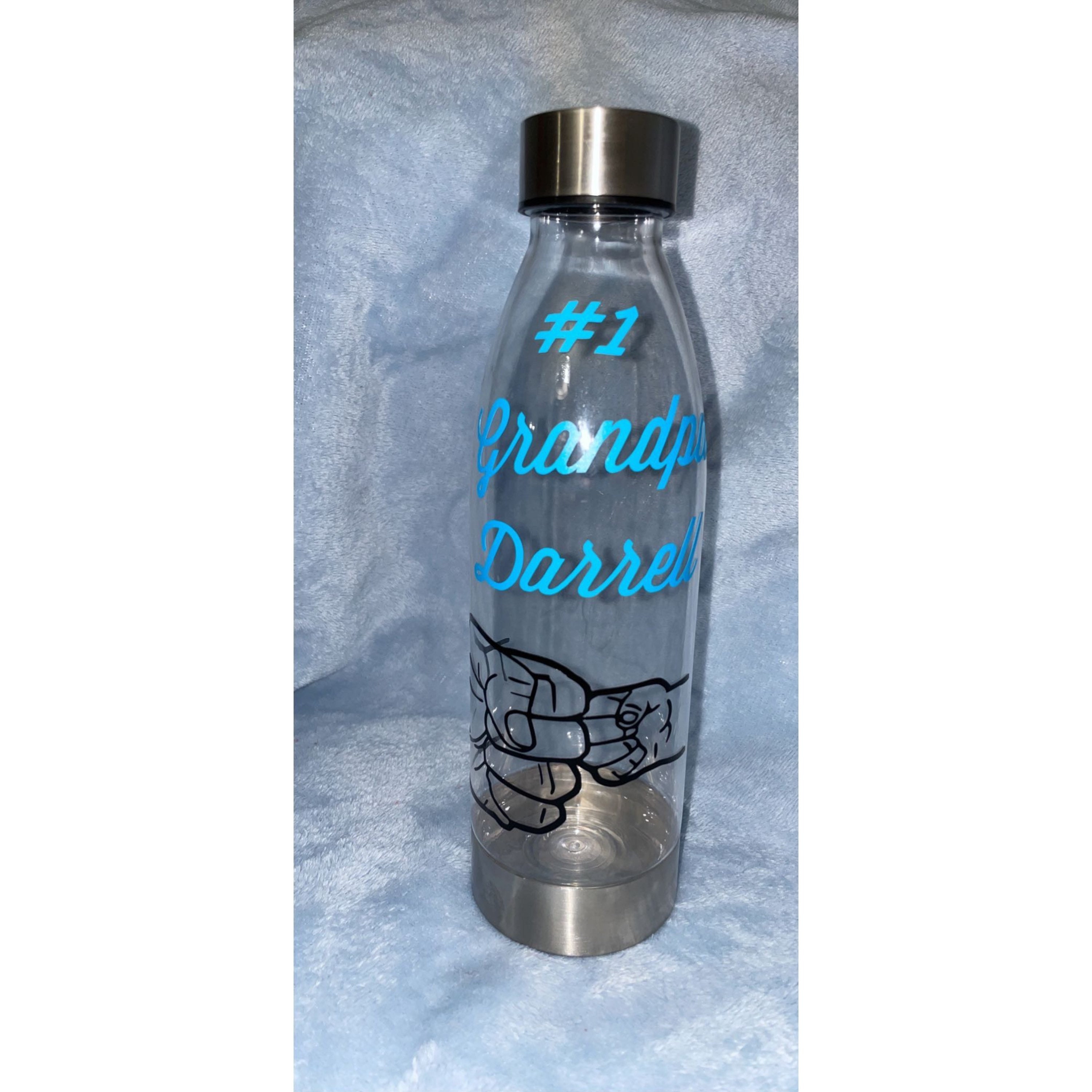 Number 1 grandpa water bottles Etsy