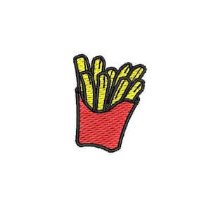 Fries Potato Embroidery Design Embroidery File Digital Design Instant Download