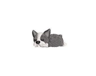 Sleepy Puppy Embroidery Design Embroidery File Digital Design Instant Download
