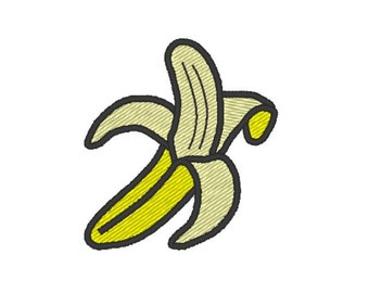 Banana Peel Embroidery Design Embroidery File Digital Design Instant Download