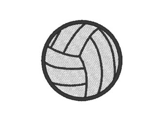 Siatkówka Sporty Haft Projekt Haft Plik Cyfrowy Projekt Natychmiastowe Pobranie