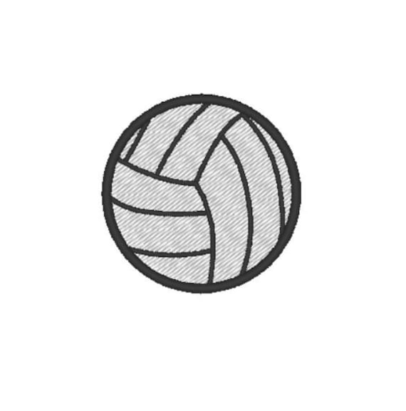 Volleyball Sports Embroidery Design Embroidery File Digital Etsy
