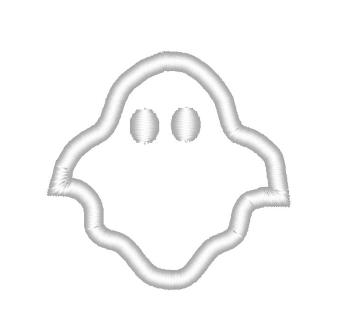 Ghost Embroidery Design Embroidery File Digital Design Instant Download Etsy