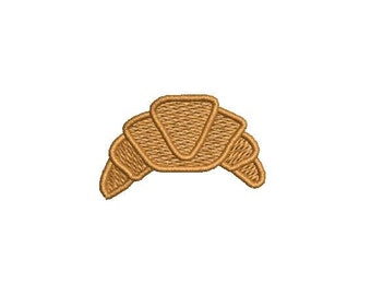 Croissant Embroidery Design Embroidery File Digital Design Instant Download
