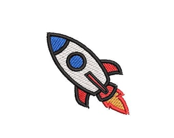 Rocket Embroidery Design Embroidery File Digital Design Instant Download