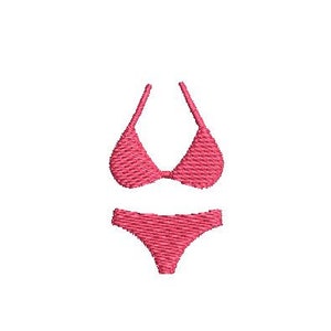 Bikini Embroidery Design Embroidery File Digital Design Instant Download