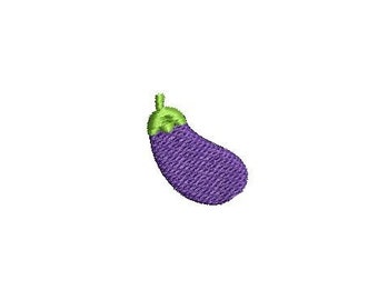 Eggplant Embroidery Design Embroidery File Digital Design Instant Download