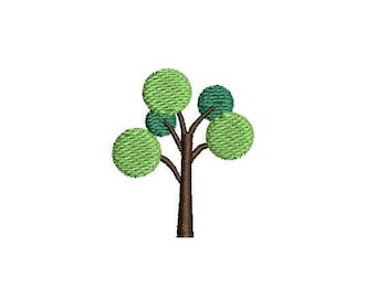 Tree Embroidery Design Embroidery File Digital Design Instant Download