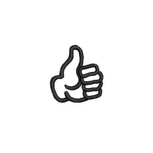 Thumbs Up Embroidery Design Embroidery File Digital Design Instant Download