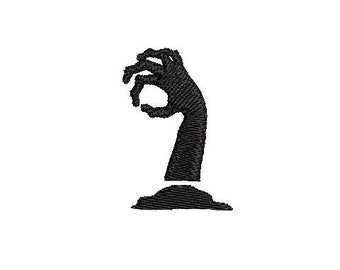 Projekt haftu Halloween Zombie Hands Plik do haftu Projekt cyfrowy Natychmiastowe pobranie