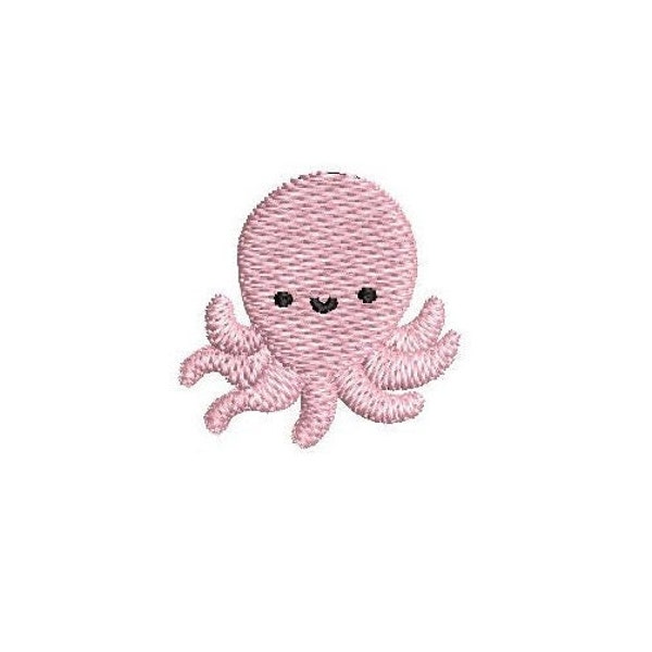 Baby Octopus Embroidery Design Embroidery File Digital Design Instant Download