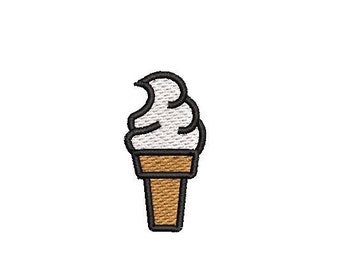 Soft Serve Embroidery Design Embroidery File Digital Design Instant Download