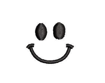 Smiley Embroidery Design Embroidery File Digital Design Instant Download