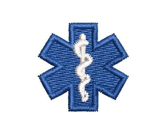Star of Life Mini Embroidery Design Embroidery File Digital Design Instant Download
