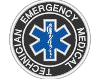 EMT Medic Paramedic Patch Embroidery Design Embroidery File Digital Design Instant Download