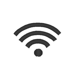 Wifi Icon Embroidery Design Embroidery File Digital Design Instant Download