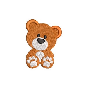 Cute Bear Embroidery Design Embroidery File Digital Design Instant Download