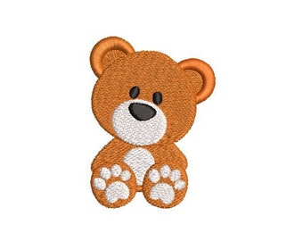 Cute Bear Embroidery Design Embroidery File Digital Design Instant Download