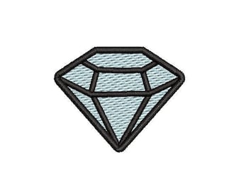 Diseño de bordado de diamantes Archivo de bordado Diseño digital Descarga instantánea