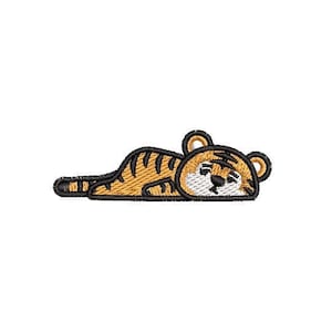Sleepy Tiger Embroidery Design Embroidery File Digital Design Instant Download
