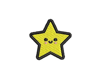 Star Cute Embroidery Design Embroidery File Digital Design Instant Download