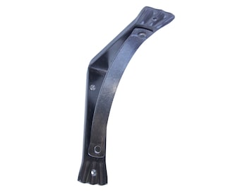 Hand-Forged Iron Bracket with a Three Fullered Flare
