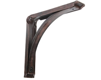 Hand-Forged Iron Bracket - Contemporary Style
