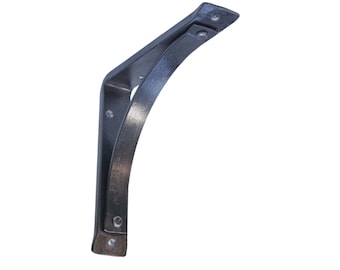 Hand-Forged Iron Bracket with Hand Hammered Flare