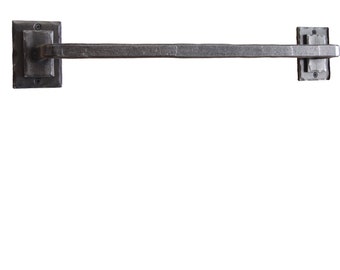 Hand-Forged Iron Towel Bar 18&quot; or 24&quot;
