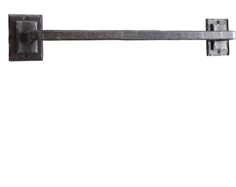 Hand-Forged Iron Towel Bar 18" or 24"