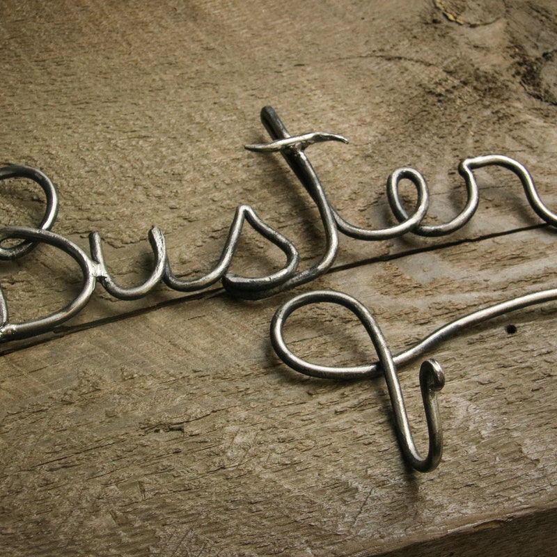 Wrought Iron Letter - Etsy