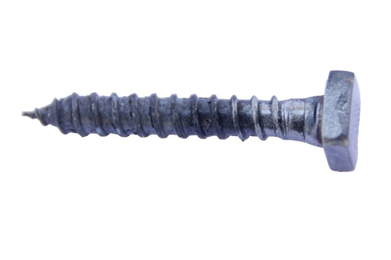 HandFinished Lag Bolt 7/16 square head 1/4 Etsy