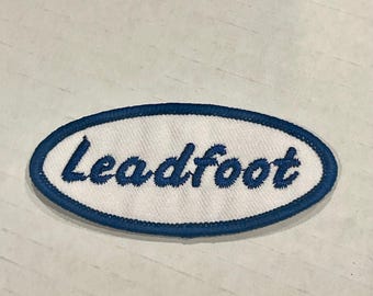 Billy Strings Leadfoot iron on patch