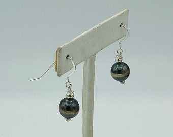 Oxidized Silver Earrings