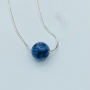 Sodalite and Silver Eunity Necklace