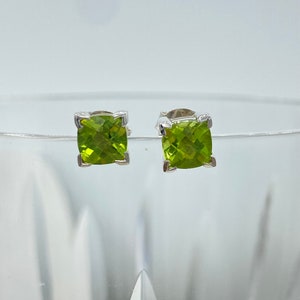 Peridot Studs