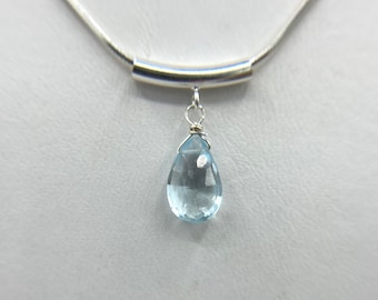 Blue Topaz Pendant